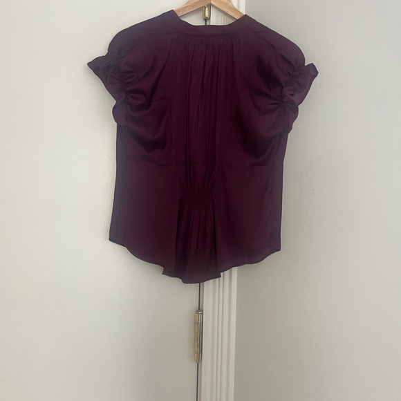 Pillcro by anthropologie Tatum flutter short sleeve blouse - Picture 2 of 5